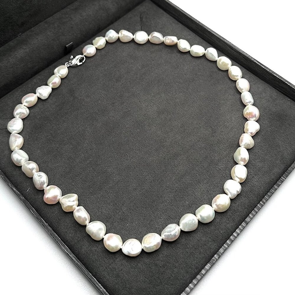 Honora Freeform Freshwater Pearl Sterling Silver Beaded Necklace 20"